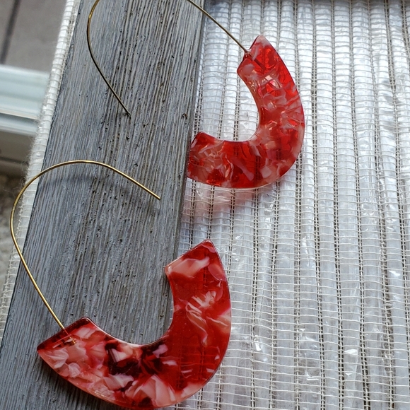 New fashion Wire Statement Acrylic Earrings - Picture 9 of 17